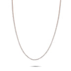 14K Rose Gold 7.57ct Lab-Grown Diamond Tennis Necklace