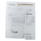 GIA pearl identification report document with printed results