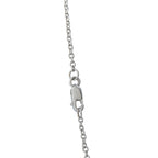 14K White Gold 5.50ct Multicolored Diamond Necklace