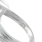 14K White Gold 0.36ct Diamond and Aquamarine Ring