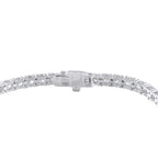 14K White Gold 4.58ct Diamond Tennis Bracelet
