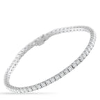 14K White Gold 4.70ct Diamond Tennis Bracelet