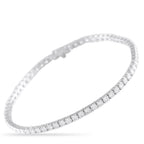 14K White Gold 4.65ct Diamond Tennis Bracelet