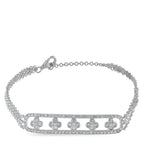 14K White Gold 1.25ct Diamond Bracelet