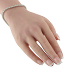 Exclusive 14K White Gold 8.0ct Diamond Tennis Bracelet