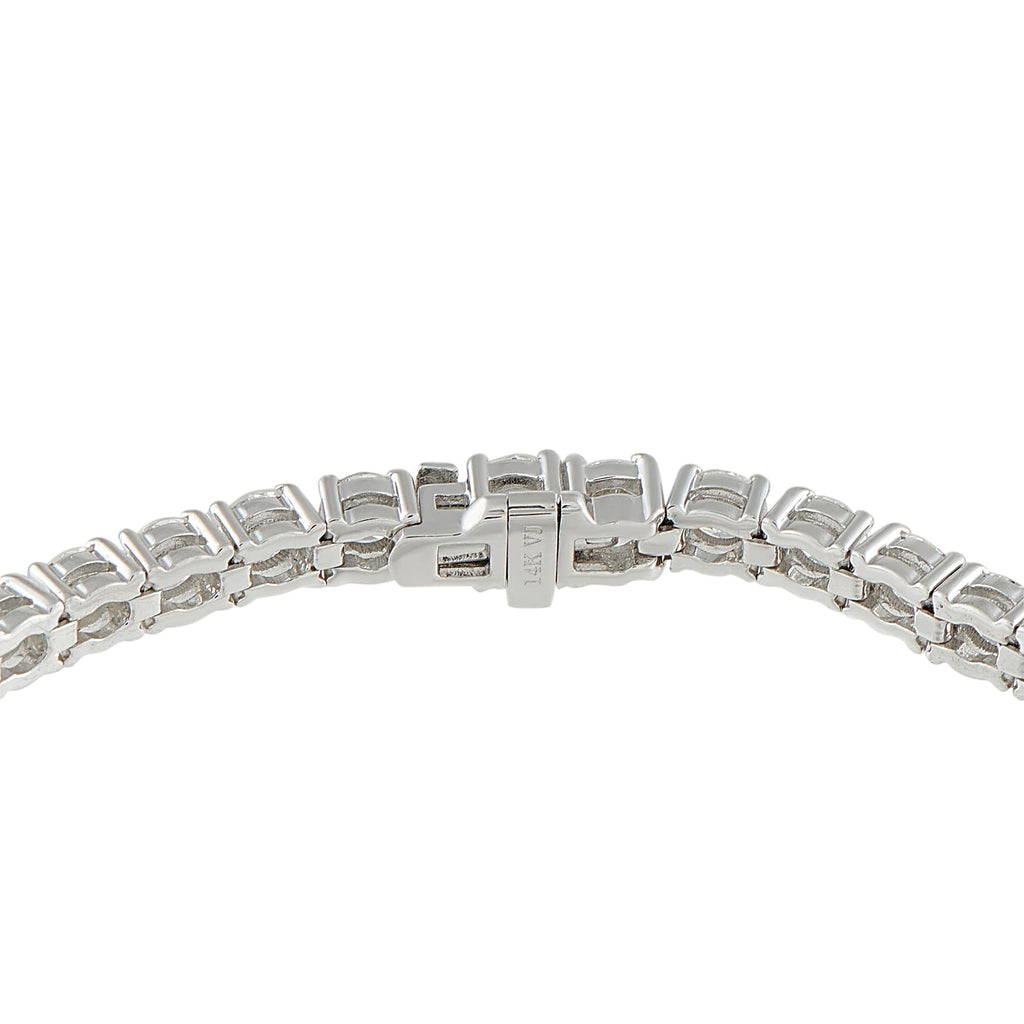 Exclusive 14K White Gold 9.80ct Diamond Tennis Bracelet