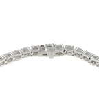 Exclusive 14K White Gold 9.80ct Diamond Tennis Bracelet