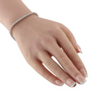 Exclusive 14K White Gold 7.0ct Diamond Tennis Bracelet