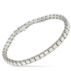 14K White Gold 10.50ct Diamond Tennis Bracelet