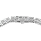 14K White Gold 10.50ct Diamond Tennis Bracelet