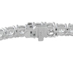 14K White Gold 8.30ct Diamond Tennis Bracelet
