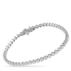 Exclusive 14K White Gold 2.38ct Diamond Tennis Bracelet Add sophistication to any ensemble with this radiant tennis bracelet. Simple, elegant, and perfectly understated, it shines t