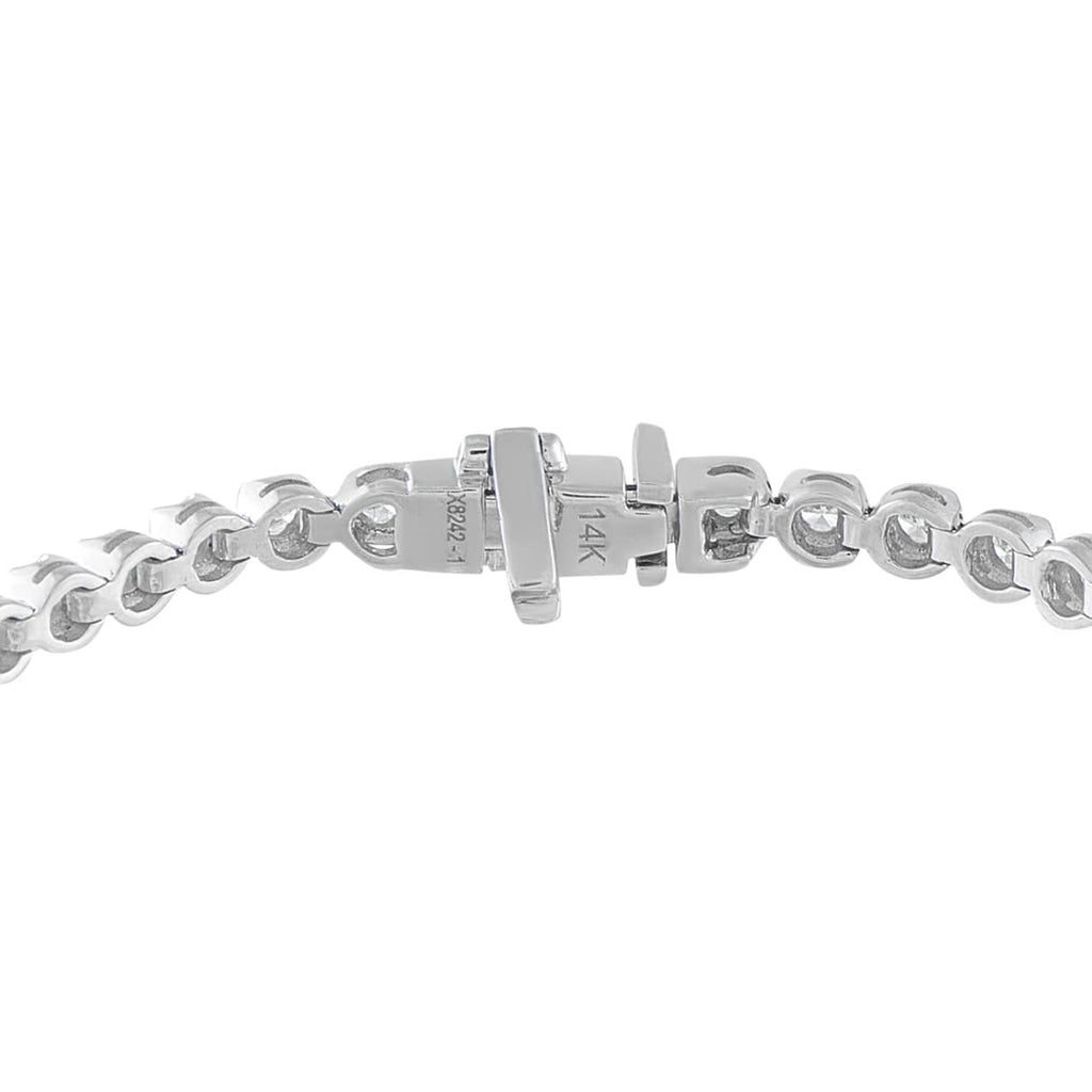 Exclusive 14K White Gold 2.38ct Diamond Tennis Bracelet