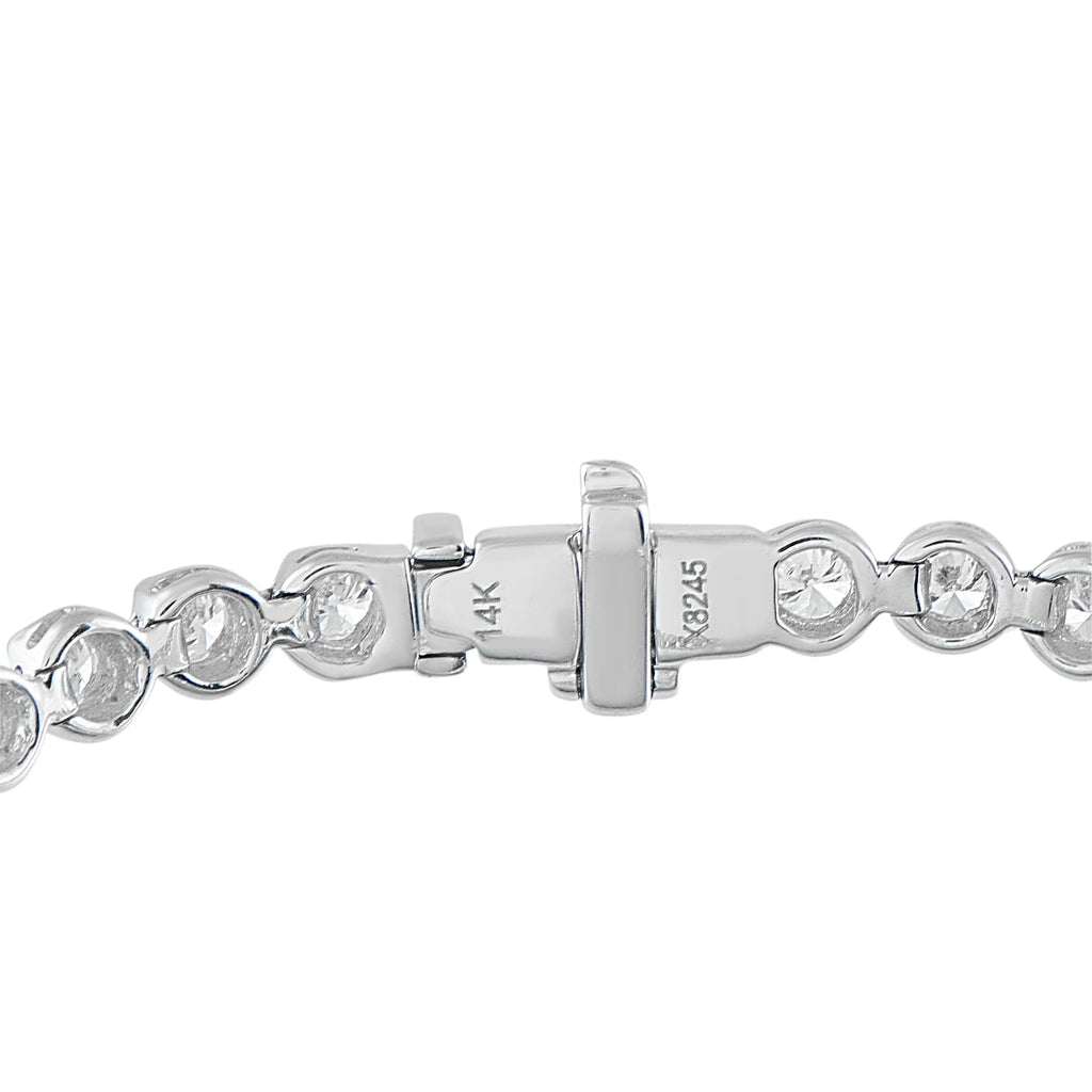 Exclusive 14K White Gold 3.20ct Diamond Bracelet