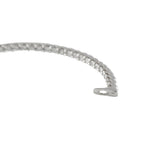 14K White Gold 1.77ct Diamond Inside-Out Hoop Earrings