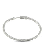 14K White Gold 1.56ct Diamond Inside-Out Hoop Earrings
