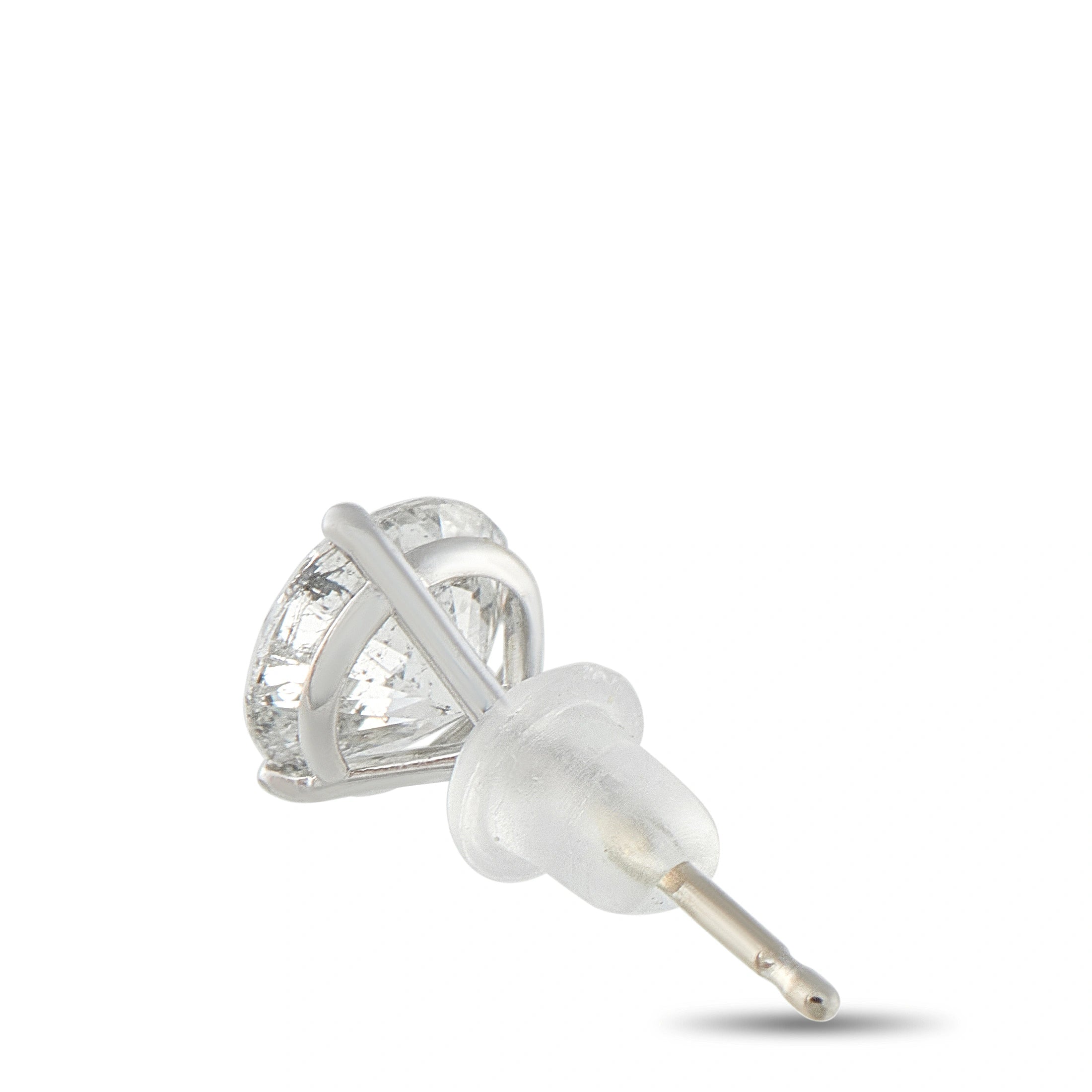 14K White Gold 1.68ct Diamond Stud Earrings