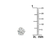 14K White Gold 1.68ct Diamond Stud Earrings
