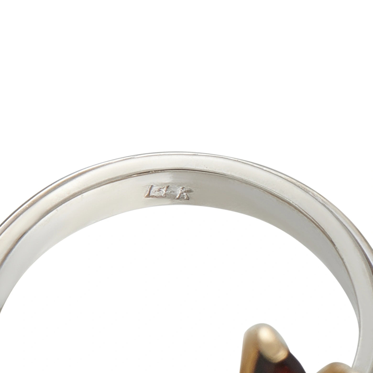 14K White Gold 1.54ct Diamond and Garnet Ring