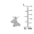 Exclusive 14K White Gold 0.75ct Diamond Butterfly Necklace