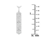 14K White Gold 0.70ct Diamond Pendant