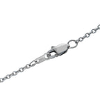 14K White Gold 0.80ct Diamond Solitare Necklace