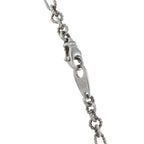 14K White Gold 4.46ct Diamond and Pearl Necklace