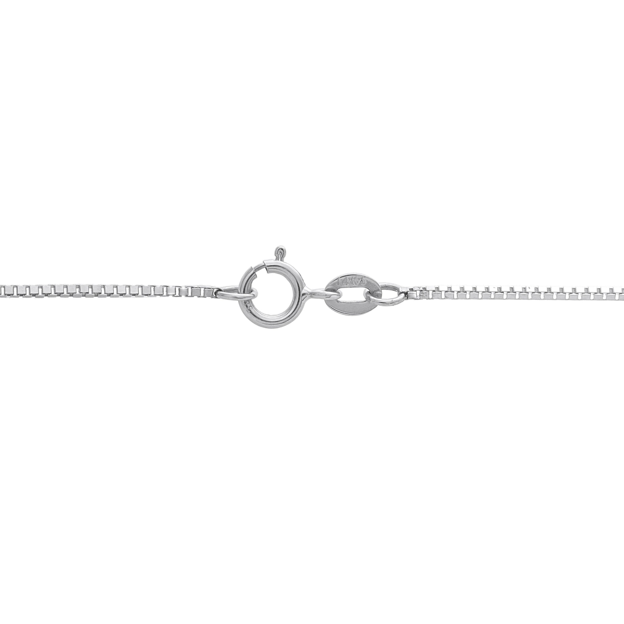 14K White Gold 2.0ct Diamond Drop Pendant