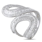 14K White Gold 4.0ct Diamond Ring