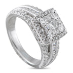 14K White Gold 1.30ct Diamond Ring