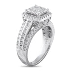14K White Gold 1.30ct Diamond Ring