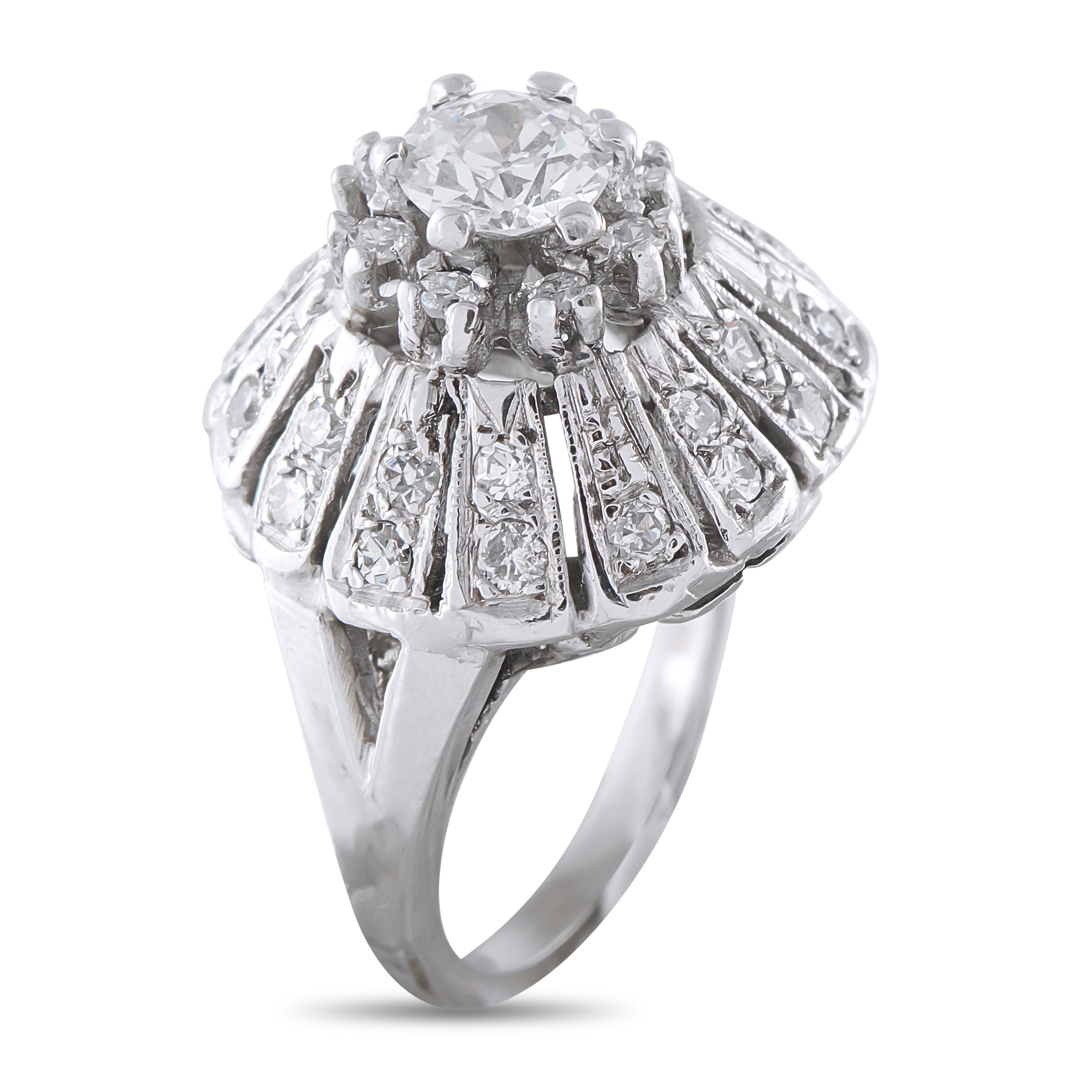Exclusive 14K White Gold 1.25ct Diamond Ring