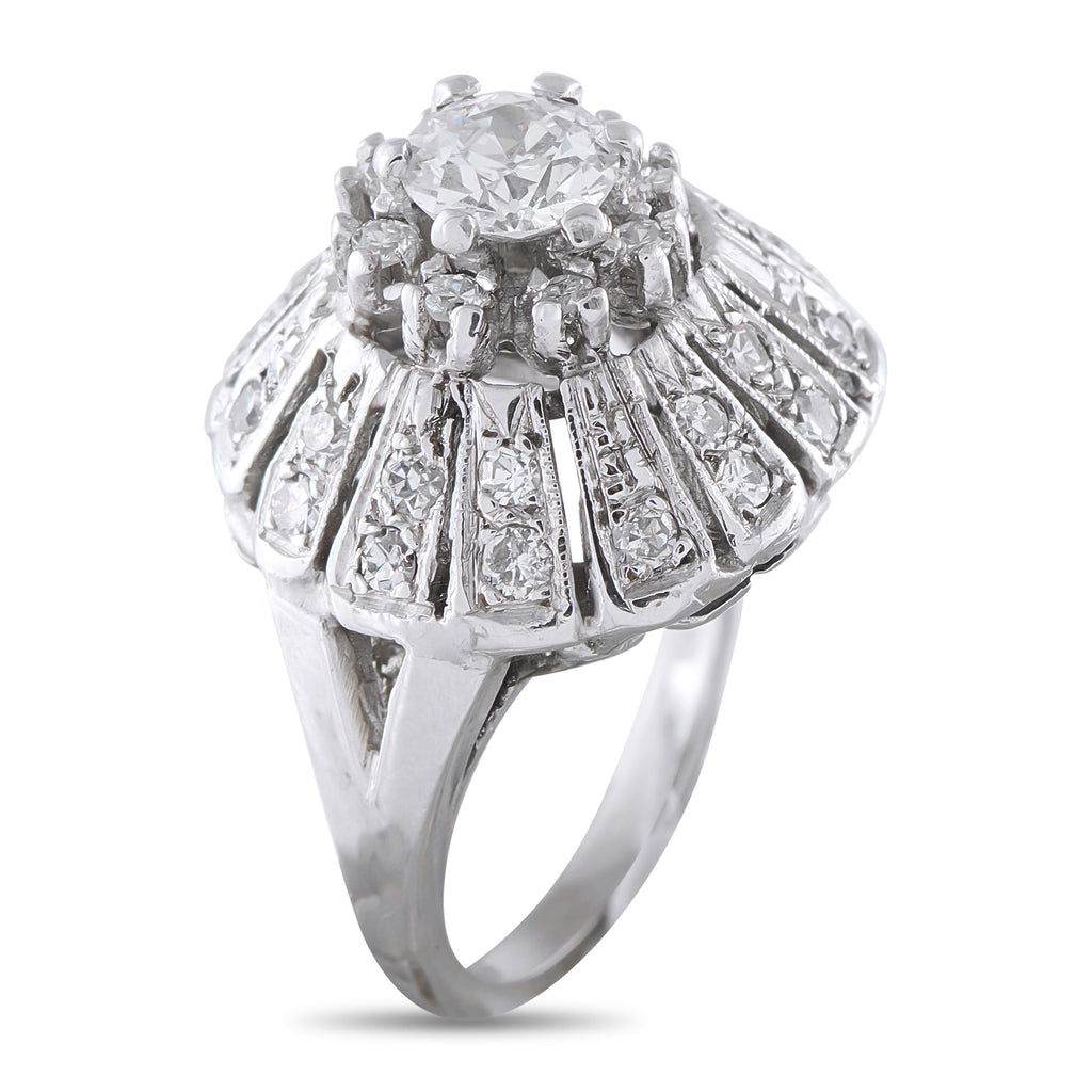 14K White Gold 1.25ct Diamond Ring