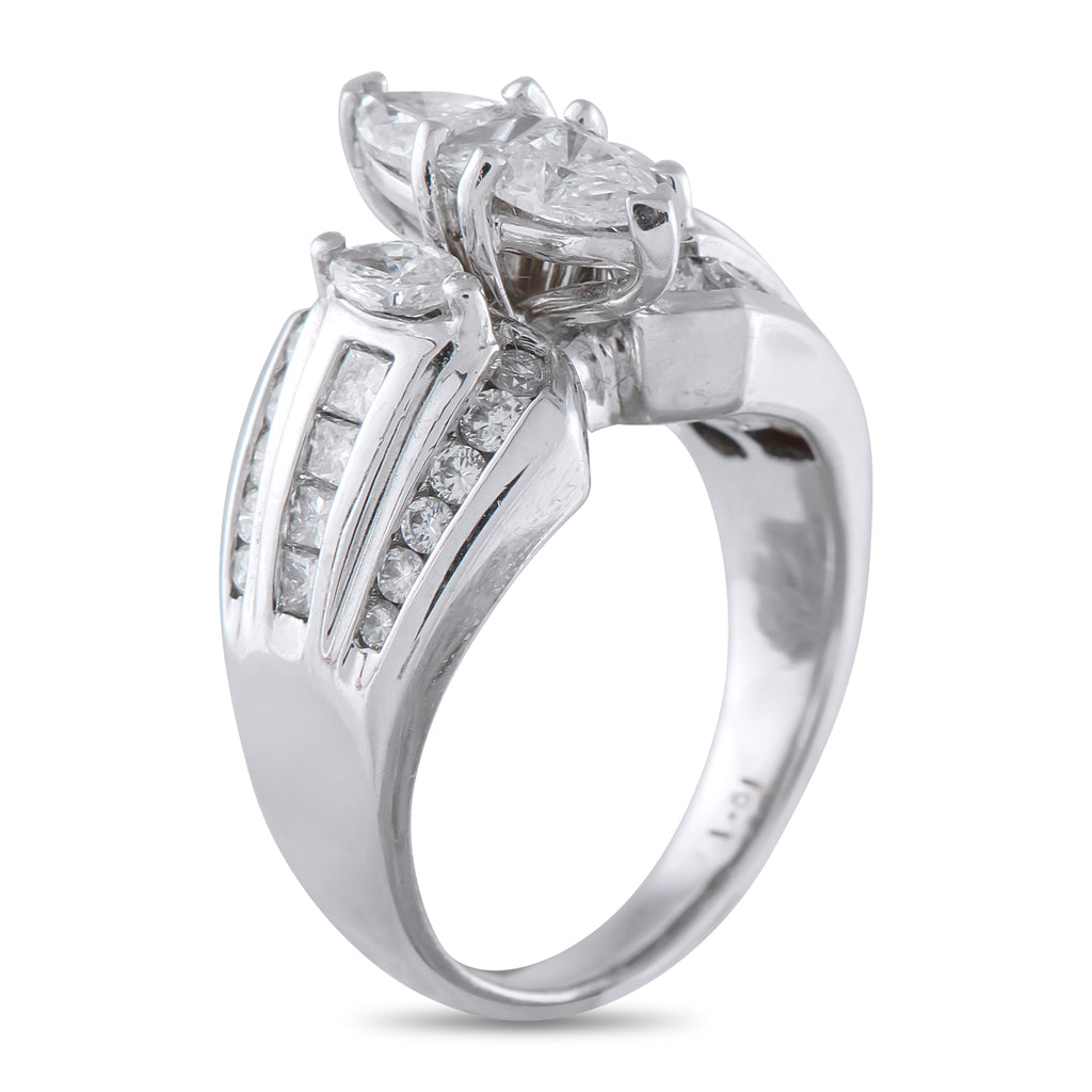 14K White Gold 2.10ct Diamond Ring