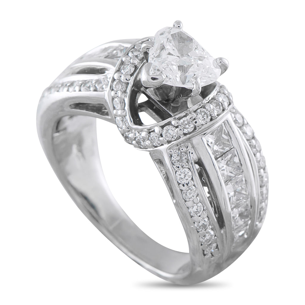 14K White Gold 2.20ct Diamond Ring