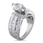 14K White Gold 2.20ct Diamond Ring