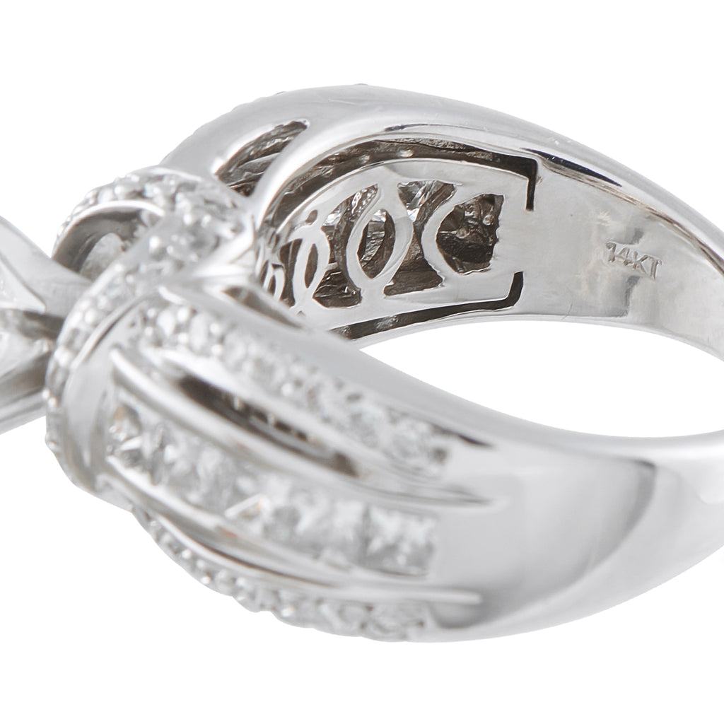 14K White Gold 2.20ct Diamond Ring