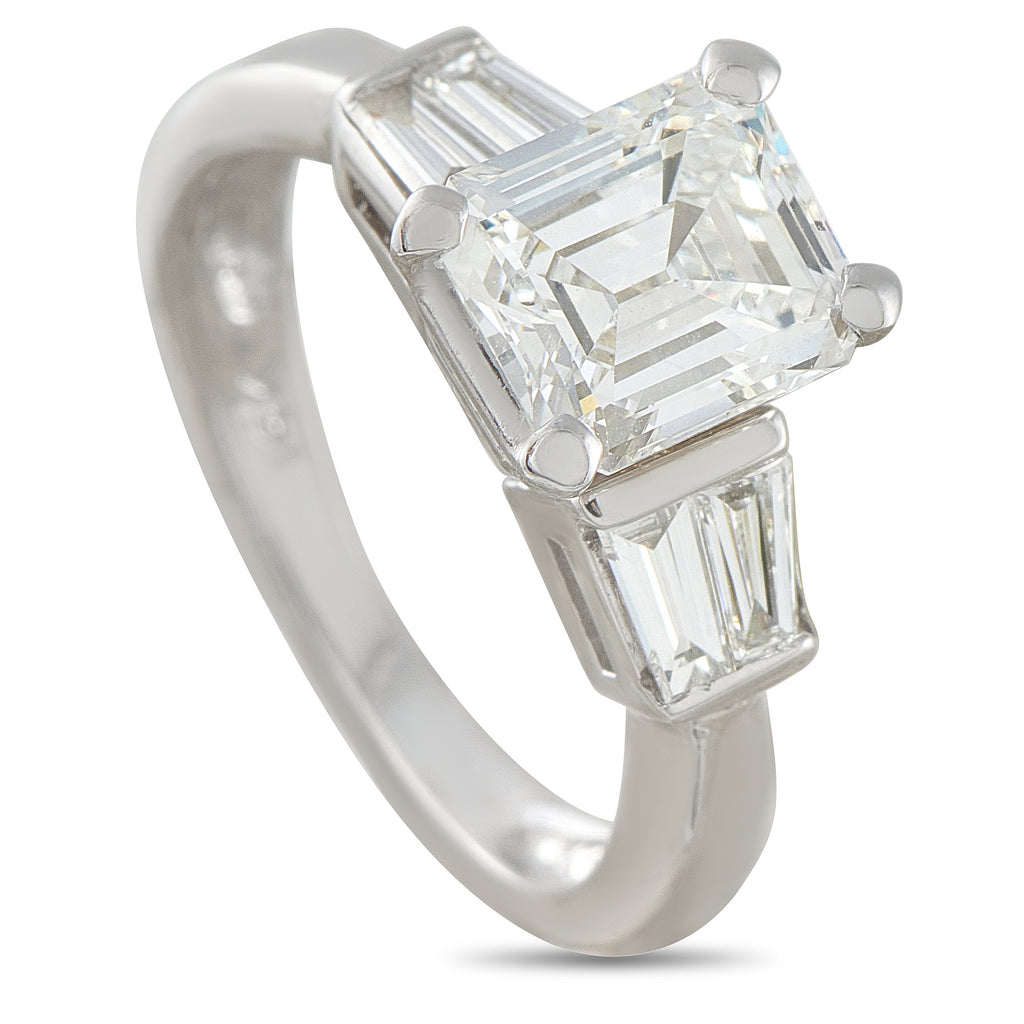 14K White Gold 2.39ct Diamond Ring
