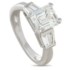14K White Gold 2.39ct Diamond Ring