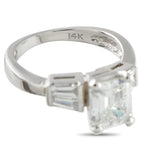 14K White Gold 2.39ct Diamond Ring