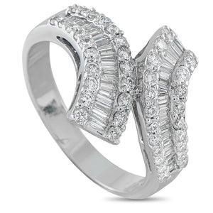14K White Gold 1.54ct Diamond Ring