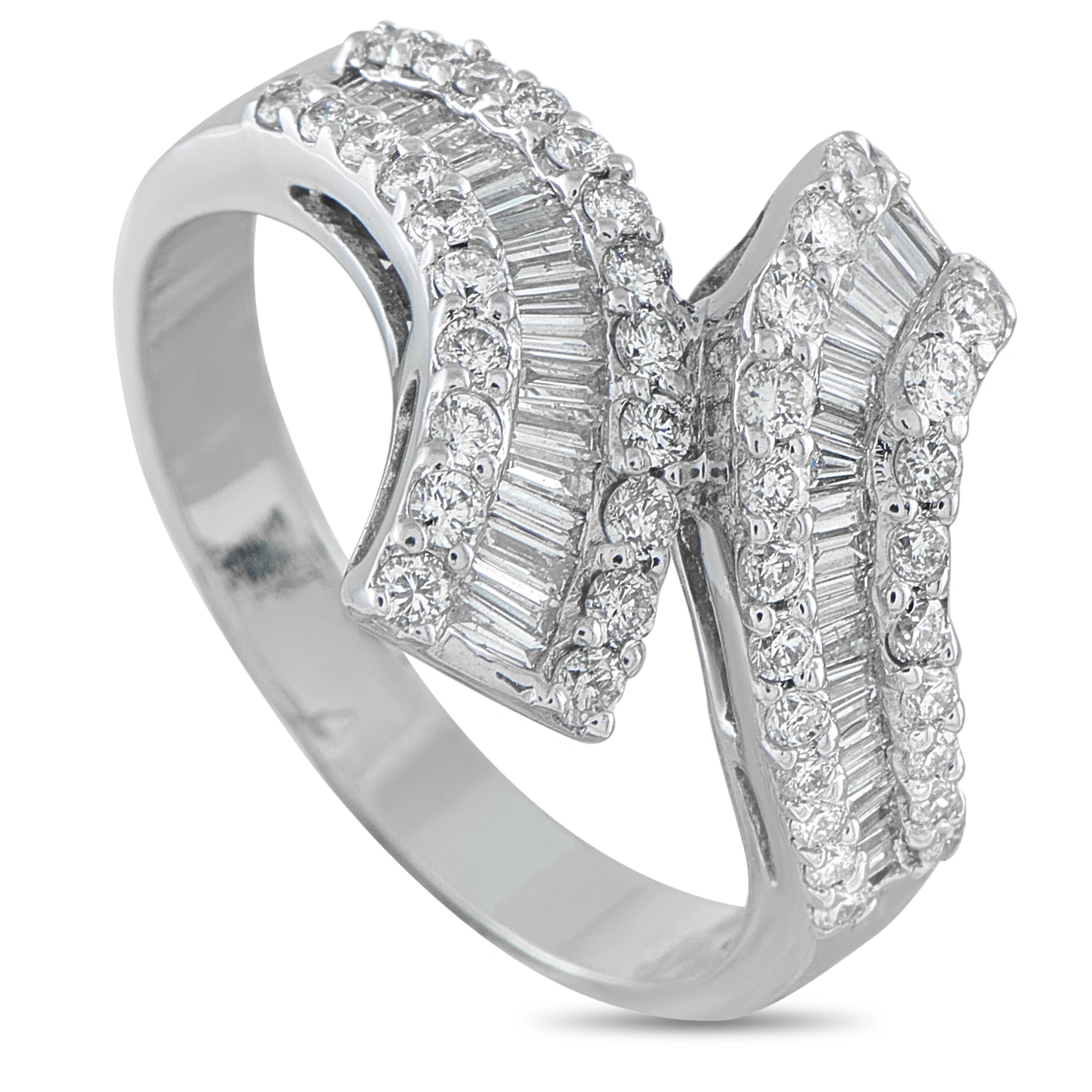 14K White Gold 1.54ct Diamond Ring