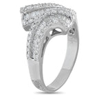 14K White Gold 1.54ct Diamond Ring