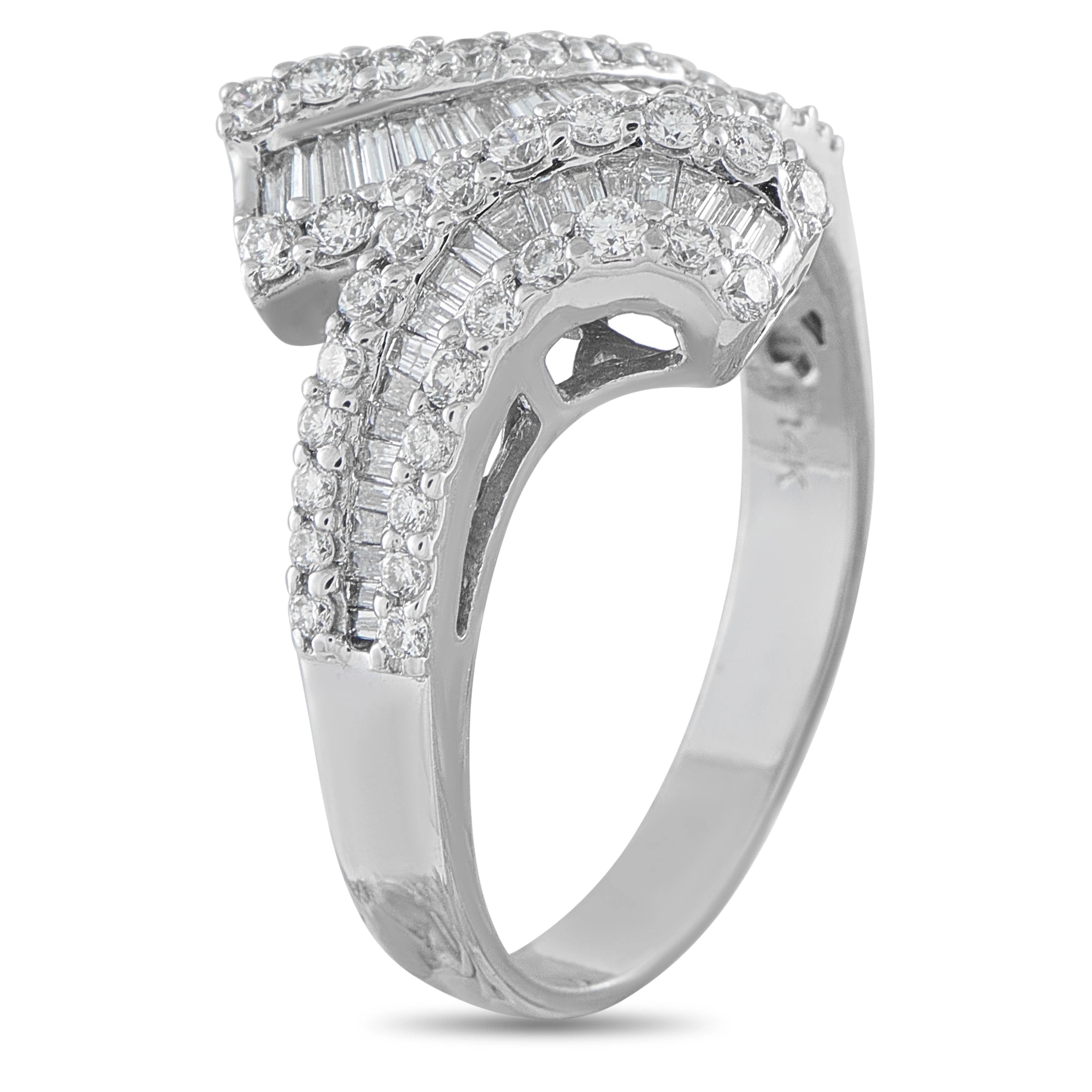 14K White Gold 1.54ct Diamond Ring