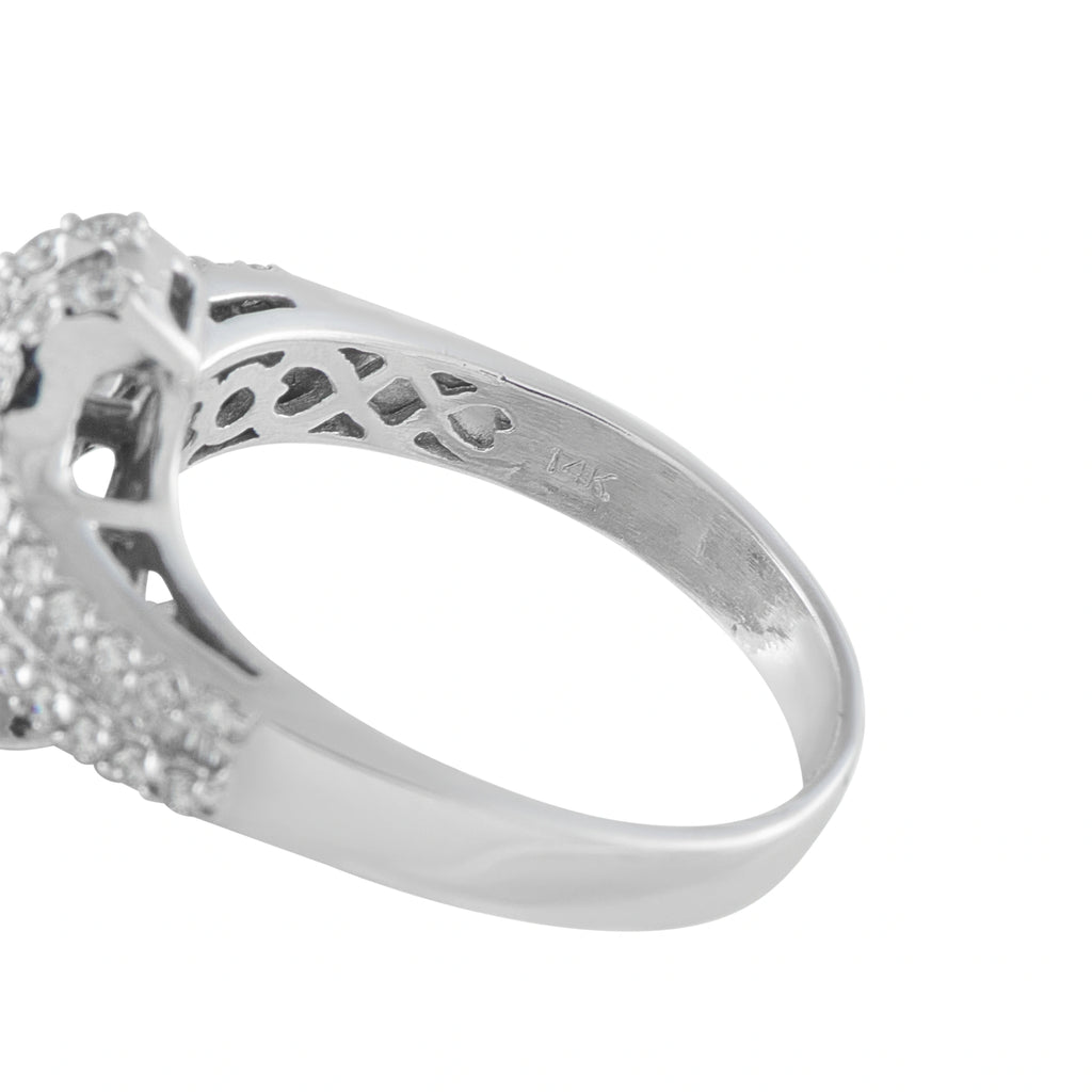 14K White Gold 1.54ct Diamond Ring