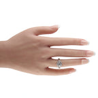 14K White Gold 0.95ct Diamond Ring