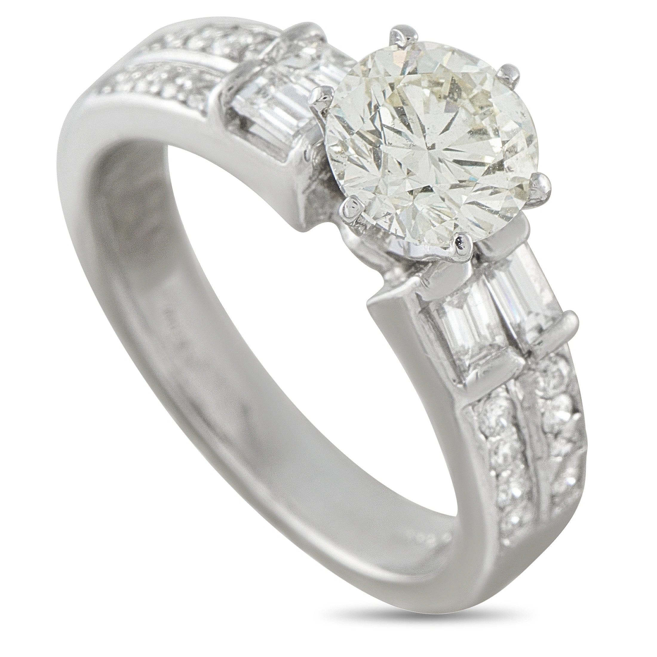 14K White Gold 1.65ct Diamond Ring