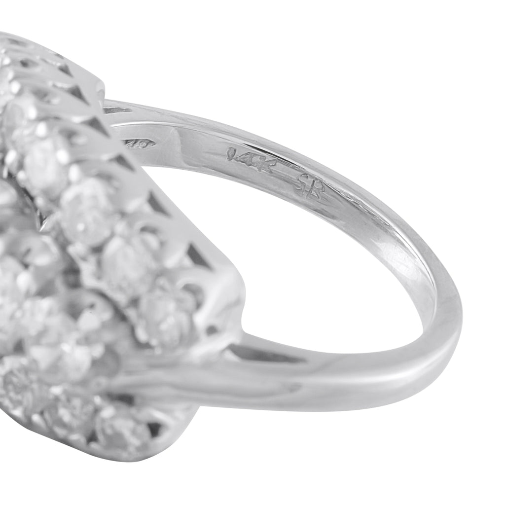 14K White Gold 3.0ct Diamond Ring