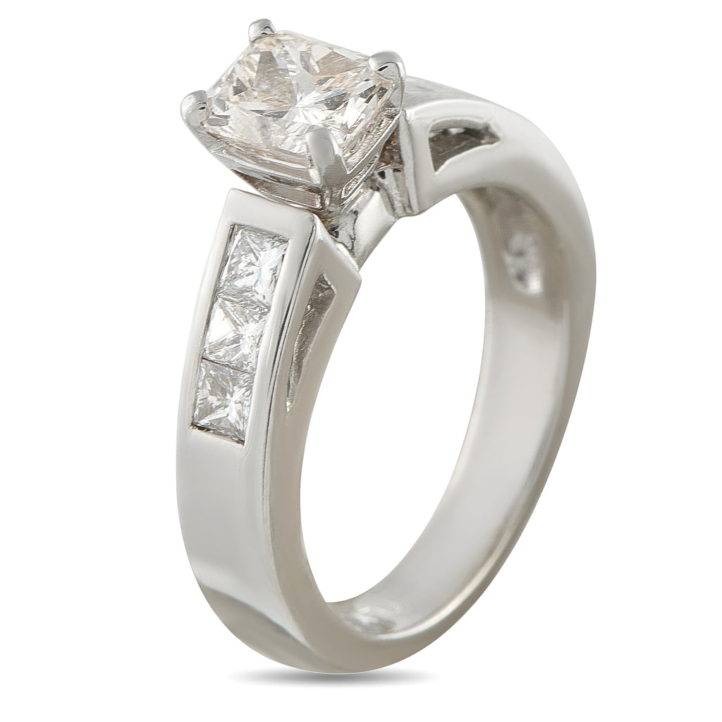 14K White Gold 1.72ct Diamond Ring