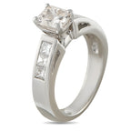 14K White Gold 1.72ct Diamond Ring